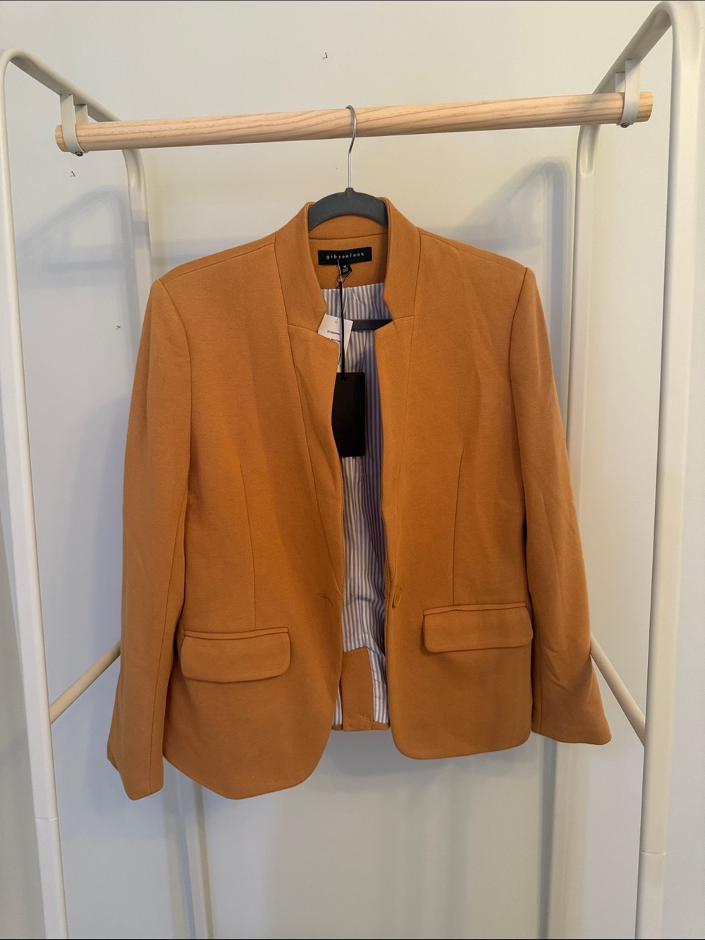 Gibsonlook Notch Collar Blazer Jacket